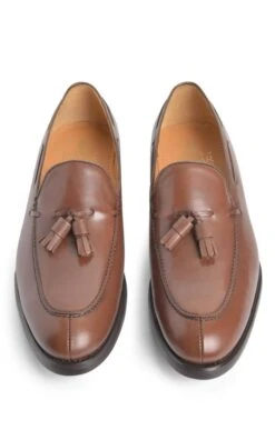 Men's Rim Tassel Loafer -Bruar Heritage Sales Store TA00652TANLTHR 4
