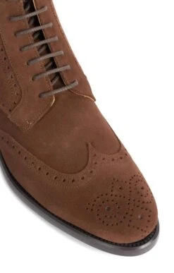 Men's Brogue Ankle Boots -Bruar Heritage Sales Store TA00661MIDBROWNSUEDE 2