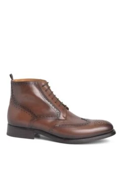 Men's Brogue Ankle Boots -Bruar Heritage Sales Store TA00661TANLTHR 1