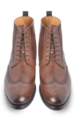 Men's Brogue Ankle Boots -Bruar Heritage Sales Store TA00661TANLTHR 4