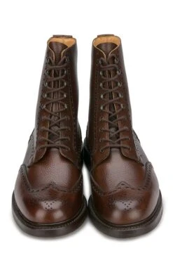 Mens Crockett And Jones Islay Leather Boot 9 Mens Crockett And Jones Islay Leather Boot -Bruar Heritage Sales Store TA05018DKBROWN 4