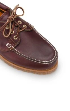 Mens Timberland 3 Eye Boat Shoe -Bruar Heritage Sales Store TA05117BURGUNDY 3