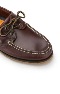 Mens Timberland 2 Eye Boat Shoe -Bruar Heritage Sales Store TA05119BROWNLEATHER 3