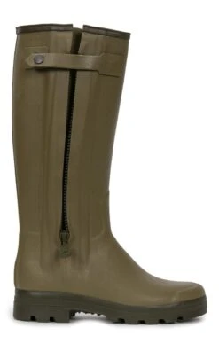 Le Chameau Leather Lined Wellies 9 Le Chameau Leather Lined Wellies -Bruar Heritage Sales Store TA05150GREEN 3
