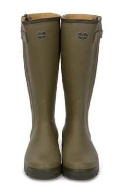 Le Chameau Leather Lined Wellies 11 Le Chameau Leather Lined Wellies -Bruar Heritage Sales Store TA05150GREEN 5