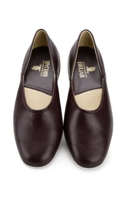 Bruar Leather Slipper -Bruar Heritage Sales Store TA05233BURGUNDY 4