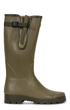 Mens Cotton Lined Gusset Welly -Bruar Heritage Sales Store TA05355GREEN 2