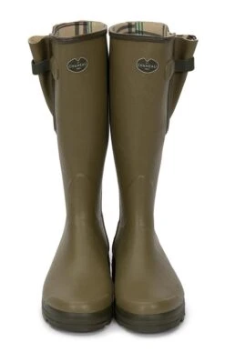 Mens Cotton Lined Gusset Welly -Bruar Heritage Sales Store TA05355GREEN 4
