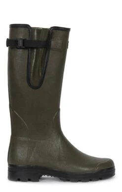 Mens Cotton Lined Gusset Welly -Bruar Heritage Sales Store TA05355OLIVE 1