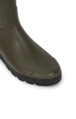 Mens Cotton Lined Gusset Welly -Bruar Heritage Sales Store TA05355OLIVE 2