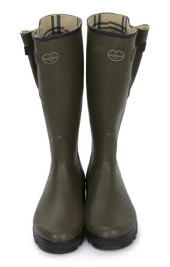 Mens Cotton Lined Gusset Welly -Bruar Heritage Sales Store TA05355OLIVE 4