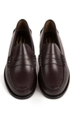 Men's Sebago Classic Penny Loafer -Bruar Heritage Sales Store TA11006DKBRWNBURGUNDY 3