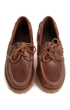 Men's Sebago Ranger Waxy Moccasins -Bruar Heritage Sales Store TA11008BROWNGUM 3