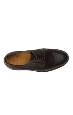 Waxy Brogue Shoe -Bruar Heritage Sales Store TA13451DKBROWN 2
