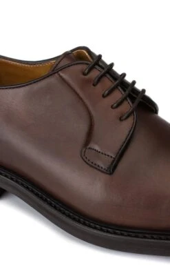 Waxy Plain Shoe -Bruar Heritage Sales Store TA13452DKBROWN 4