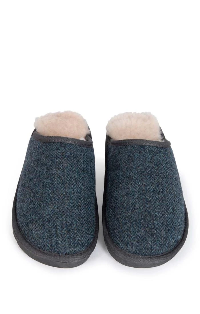 Men’s Shetland Tweed Mule Slippers 8 Men’s Shetland Tweed Mule Slippers - Image 8