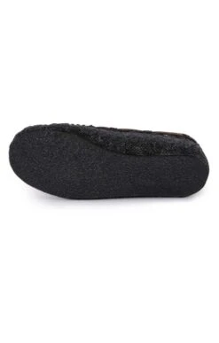 Men’s Shetland Tweed Moccasin Slippers -Bruar Heritage Sales Store TA16077CHARCOALHBONE 3