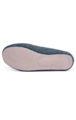 Men’s Shetland Tweed Moccasin Slippers -Bruar Heritage Sales Store TA16077DENIMHBONE 4