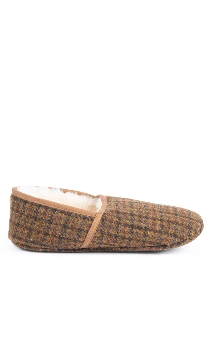 Men's Harris Tweed Slippers 2 Men's Harris Tweed Slippers - Image 2