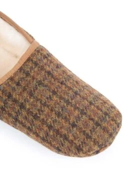 Men's Harris Tweed Slippers 20 Men's Harris Tweed Slippers -Bruar Heritage Sales Store TA16081AUTUMNDTOOTH 2