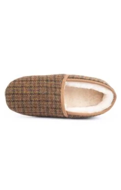 Men's Harris Tweed Slippers 21 Men's Harris Tweed Slippers -Bruar Heritage Sales Store TA16081AUTUMNDTOOTH 3