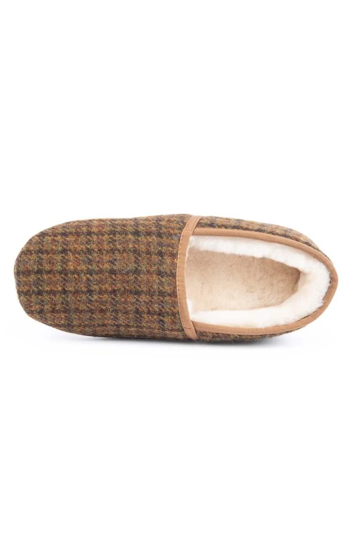 Men's Harris Tweed Slippers 4 Men's Harris Tweed Slippers - Image 4