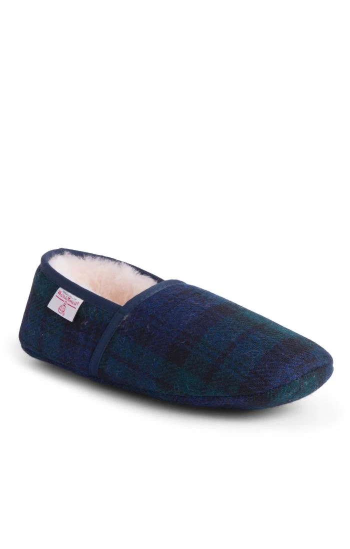 Men's Harris Tweed Slippers 1 Men's Harris Tweed Slippers