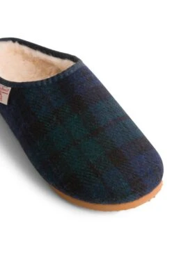 Men's Harris Tweed Clog -Bruar Heritage Sales Store TA16084BLACKWATCH 2