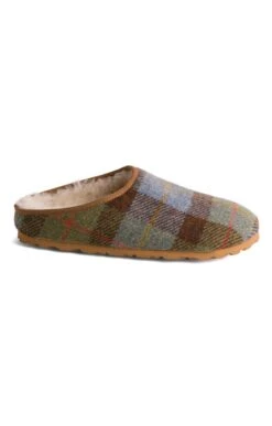 Men's Harris Tweed Clog -Bruar Heritage Sales Store TA16084BLUEHARRIS 1