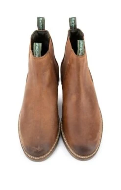 Mens Barbour Farsley Boot -Bruar Heritage Sales Store TA17101DARKTAN 4