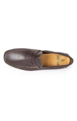 Leather Driving Shoes -Bruar Heritage Sales Store TA21162DKBROWN 2