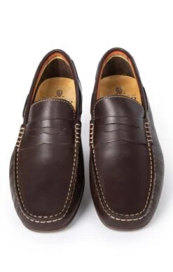 Leather Driving Shoes -Bruar Heritage Sales Store TA21162DKBROWN 4
