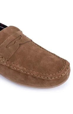 Men's Barbour Porterfield Slippers -Bruar Heritage Sales Store TA21412DKSAND 2