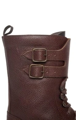 Mens's 3/4 Leather Buckle Boot 9 Mens's 3/4 Leather Buckle Boot -Bruar Heritage Sales Store TA21552DKBROWN 2