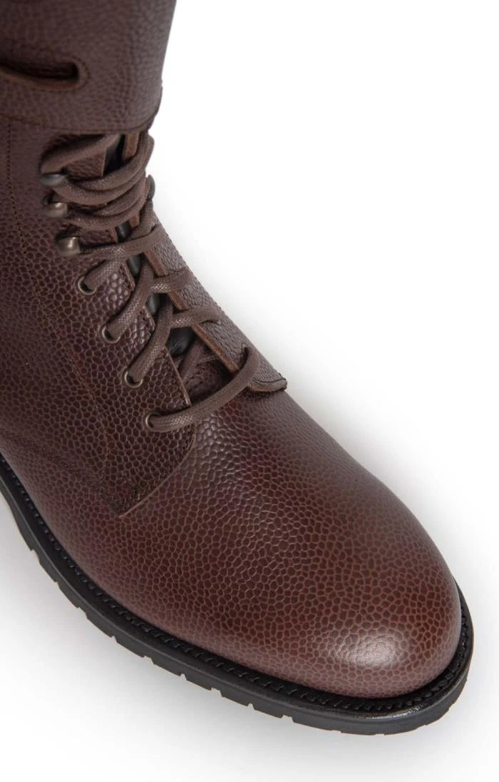 Mens's 3/4 Leather Buckle Boot 4 Mens's 3/4 Leather Buckle Boot - Image 4