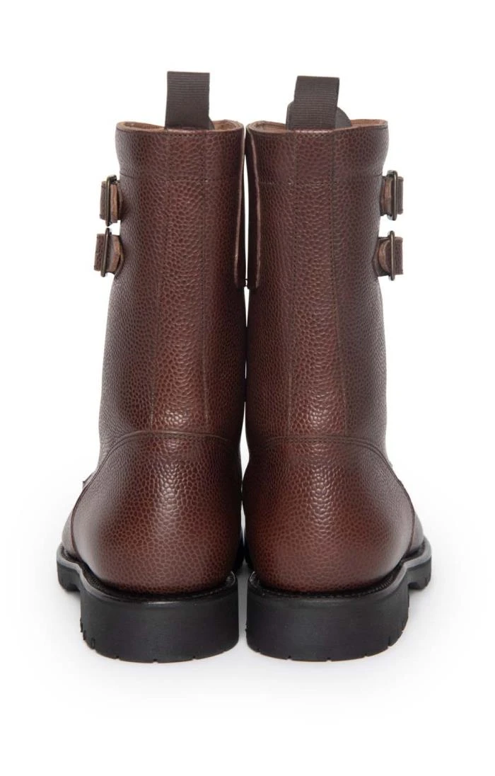 Mens's 3/4 Leather Buckle Boot 7 Mens's 3/4 Leather Buckle Boot - Image 7