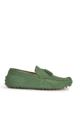 Men's Suede Driving Shoe -Bruar Heritage Sales Store TA23230GREEN 1