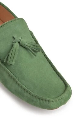 Men's Suede Driving Shoe -Bruar Heritage Sales Store TA23230GREEN 2