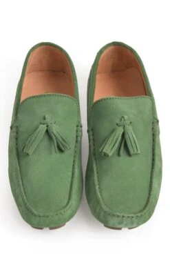 Men's Suede Driving Shoe -Bruar Heritage Sales Store TA23230GREEN 4