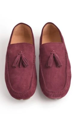 Men's Suede Driving Shoe -Bruar Heritage Sales Store TA23230PURPLE 4