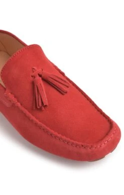 Men's Suede Driving Shoe -Bruar Heritage Sales Store TA23230RED 2