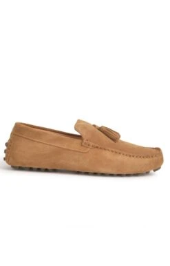 Men's Suede Driving Shoe -Bruar Heritage Sales Store TA23230TAN 1