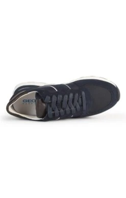 Men’s Geox Two Tone Suede Sneaker -Bruar Heritage Sales Store TA23631NAVYNAVY 2