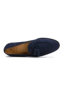 Suede Tassel Loafer -Bruar Heritage Sales Store TA23740NAVY 2