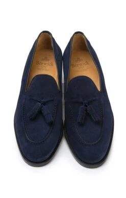 Suede Tassel Loafer -Bruar Heritage Sales Store TA23740NAVY 4 1