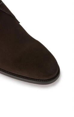 Men's Suede Lace-Up Ankle Boot -Bruar Heritage Sales Store TA23743DKBROWN 3