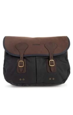 Barbour Wax Leather Tarras Bag -Bruar Heritage Sales Store TB00245NAVY 2