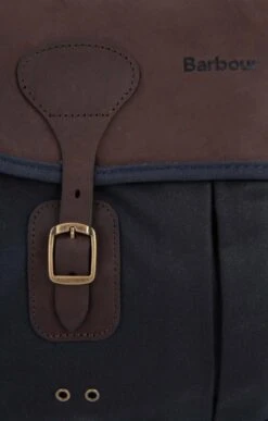 Barbour Wax Leather Tarras Bag -Bruar Heritage Sales Store TB00245NAVY 3