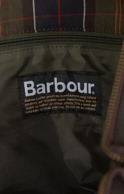 Barbour Leather Medium Travel Explorer Bag -Bruar Heritage Sales Store TB00430DKBROWN 5