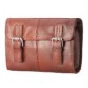Mens Leather Washbag